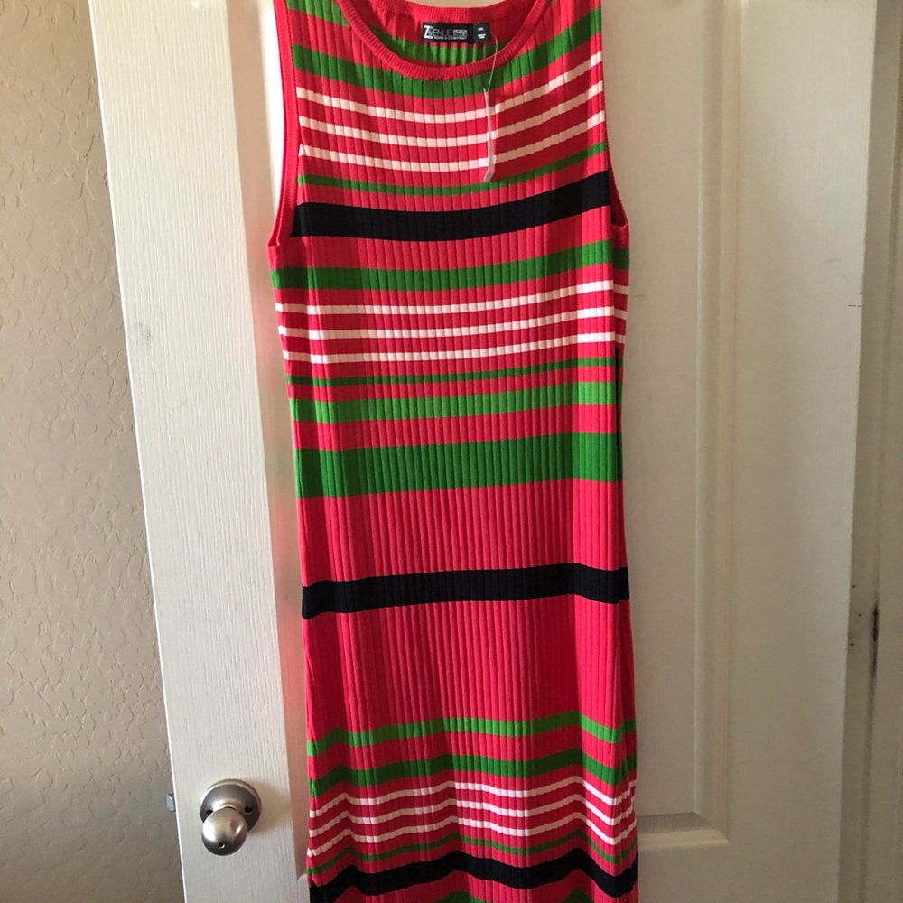 NWT Sleveless ribbed summer dress
